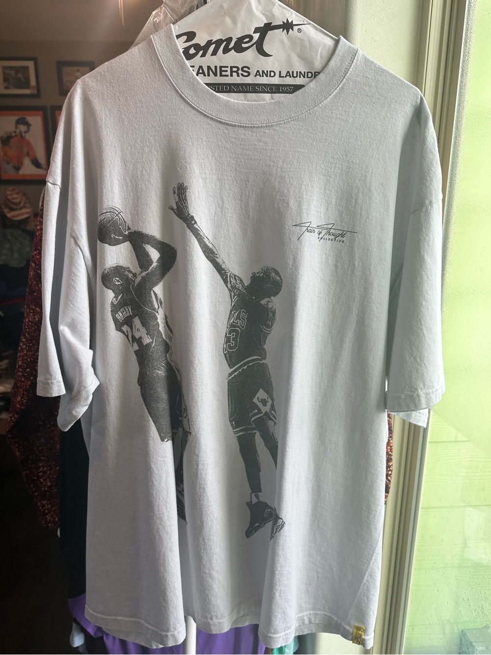Train of Thought Collective Kobe Bryant vs Michael Jordan Graphic